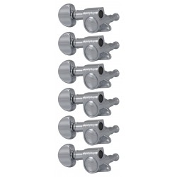 Grover 205CL6 Mini Rotomatics with Round Button - 